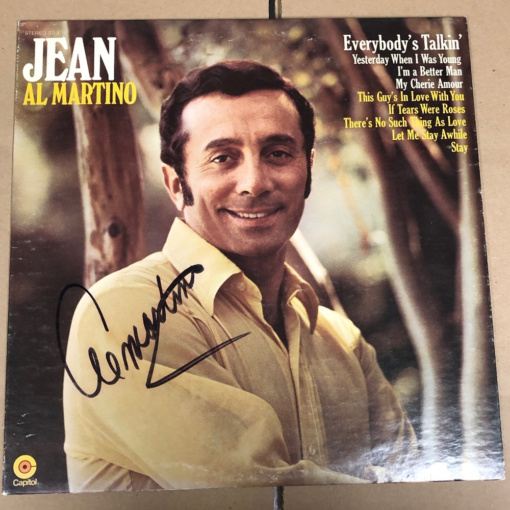 Al Martino Jean LP Vinyl Record Capitol Records Stereo